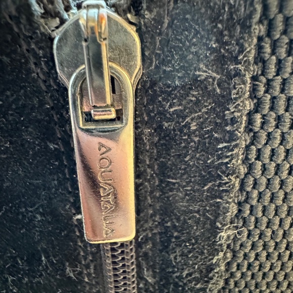 Aquatalia Tall Lined Weatherproof Black Boots - Picture 7 of 10